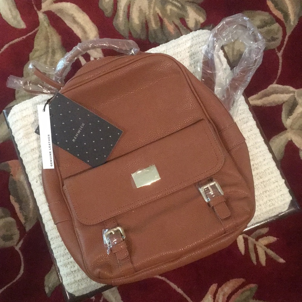 Leather Backpack handbag